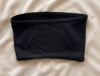 Top Bershka negro talla S