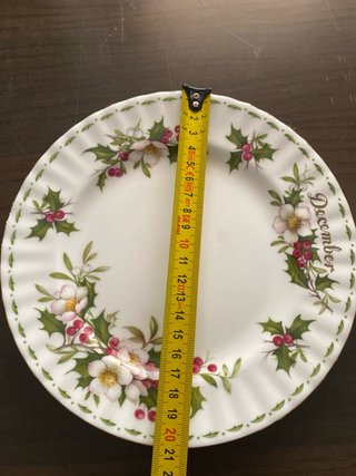 Set 3 piatti frutta Royal Albert serie dei mesi