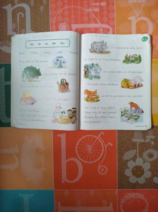 Letra a letra, 1 Primaria cartilla de lectura