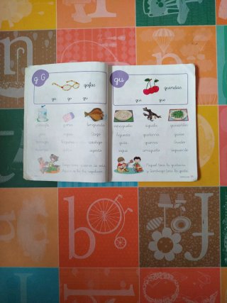 Letra a letra, 1 Primaria cartilla de lectura