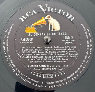Ricardo Tanturi LP Al Compas de un Tango