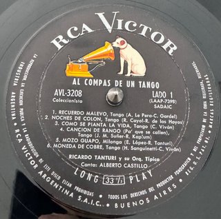 Ricardo Tanturi LP Al Compas de un Tango