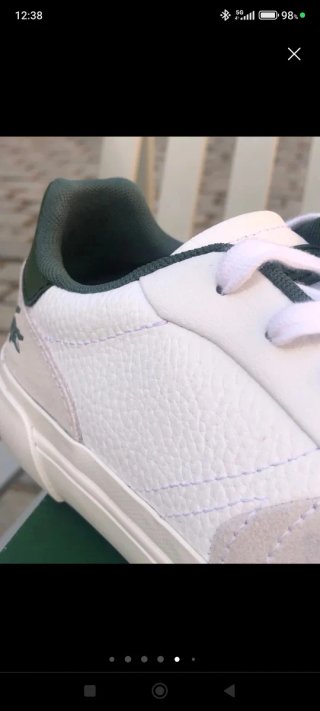 Zapatillas Lacoste Blancas y Verdes