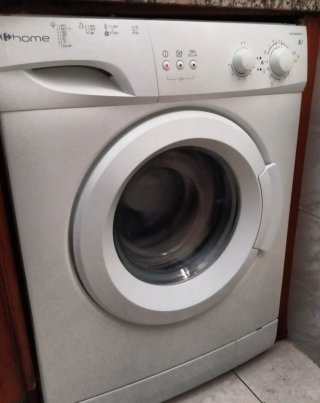 Lavadora Carga Frontal Blanca