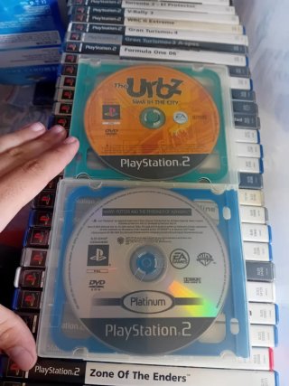 Consola PS2 Fat Negra + Juegos y Mandos