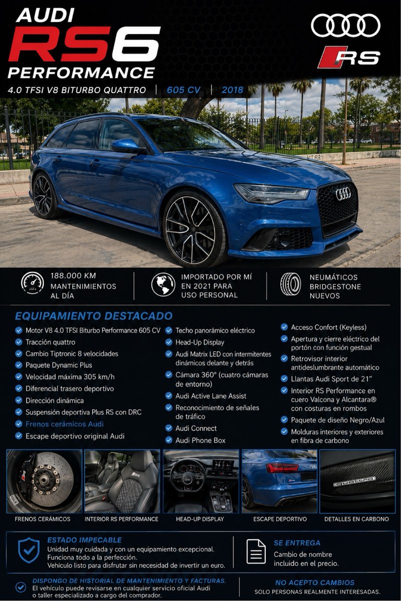 Audi RS6 Performance 2018 - foto 1