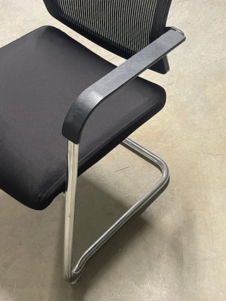 Pack de 3 sillas de oficina confidente negras