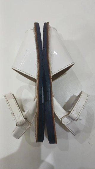 Sandalias Menorquinas Niña Talla 34 Blancas