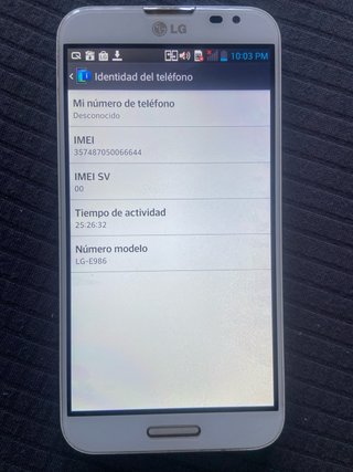 Móvil LG Blan