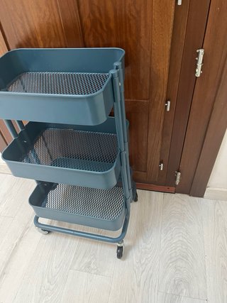 Carrito Auxiliar RÅSKOG IKEA Azul
