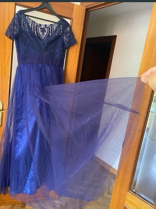 Vestido de fiesta azul