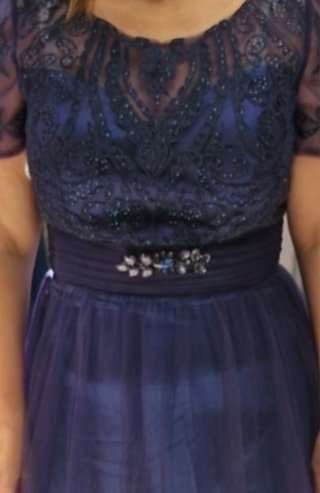 Vestido de fiesta azul