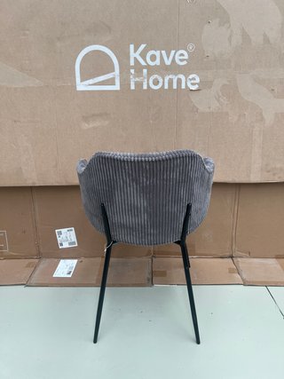 Sedia Suanne kave home grigio scuro