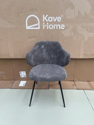 Sedia Suanne kave home grigio scuro