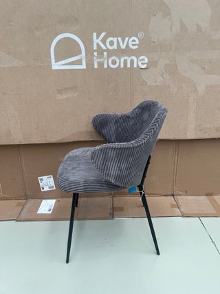 Sedia Suanne kave home grigio scuro