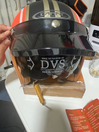 Casco Jet Vintage Route 66 Doble Visor