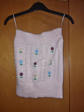 Conjunto Zara Top y Rebeca Flores Talla Única