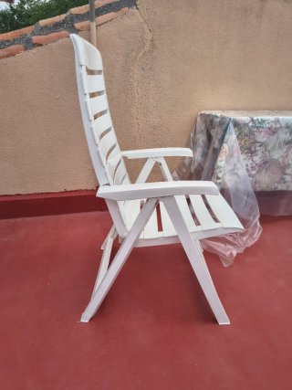 Silla de jardín plegable
