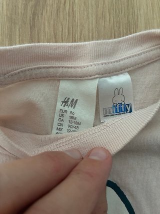 Lote 6 camisetas verano niña 2 años