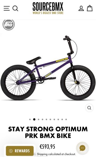 Bicicleta BMX Stray Strong Optimum PRK