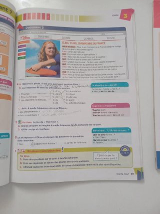 A1 método de francés Parcours