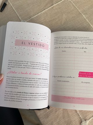 La agenda de nuestra boda / wedding planner