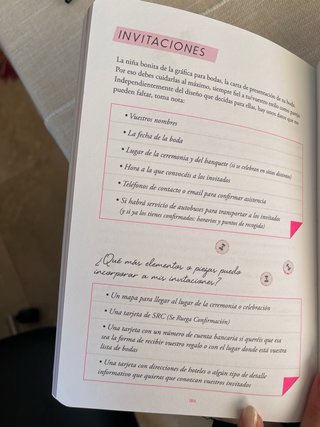 La agenda de nuestra boda / wedding planner