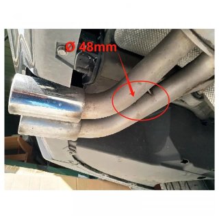 Silencioso escape trasero BMW Serie 3 F30 F31 4 Sa
