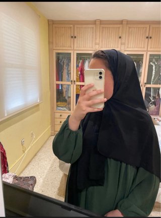 Hijab seda Medina negro