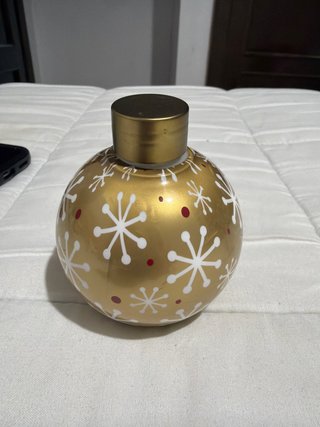 Loción Corporal Navidad Diseño Bola Dorada