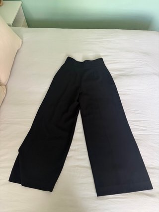 Pantalones de vestir negros anchos