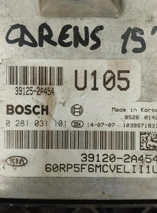 Centralita motor uce 0281031101 kia carens 984