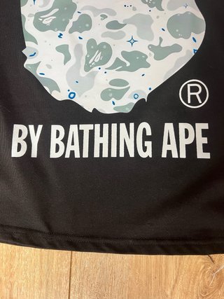 Camiseta BAPE Negra Diseño Mono