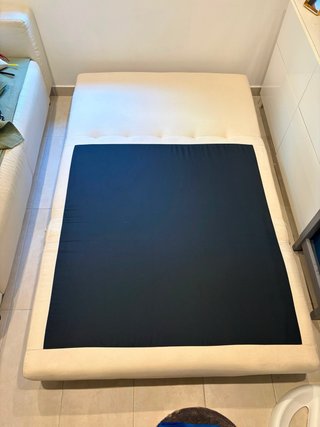 Sofá Cama 2 Plazas Plegable Beige