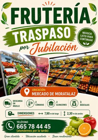 Traspaso de frutería