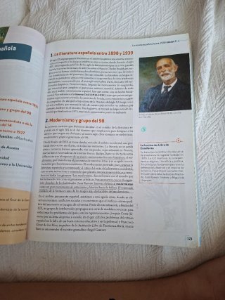 Lengua castellana y literatura II, 2 bachillerato