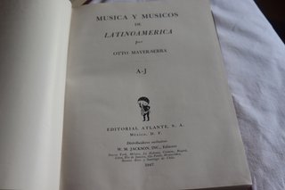 Música y Músicos de Latinoamérica (2 tomos)