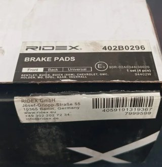 Pastillas Freno delanteras Opel Insignia 08-17