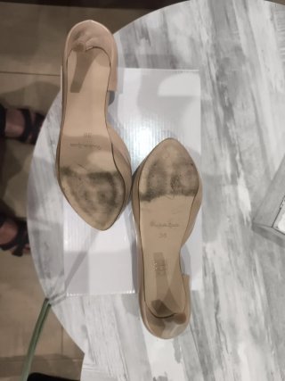 Zapatos de salón beige