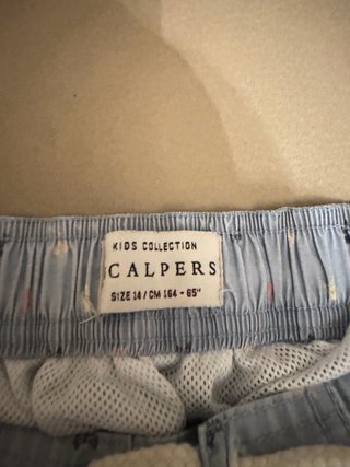 Bañador estampado azul