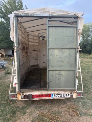 Remolque Ganado/Caballos Blanco