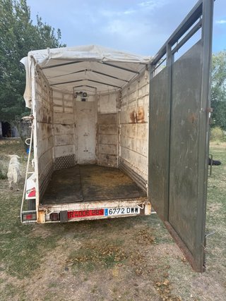 Remolque Ganado/Caballos Blanco