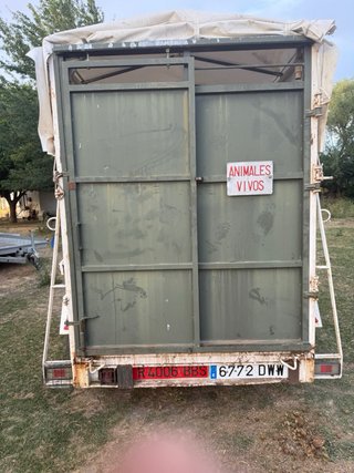 Remolque Ganado/Caballos Blanco
