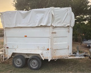 Remolque Ganado/Caballos Blanco