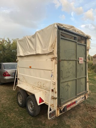 Remolque Ganado/Caballos Blanco