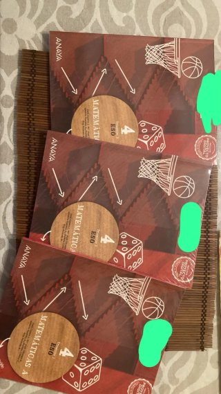 Libros de matemáticas, 4° eso
