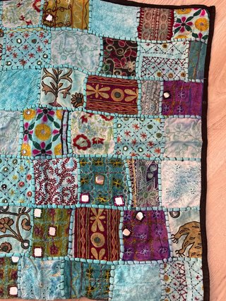 Funda Almohada / Cojín Boho Patchwork