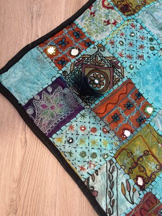 Funda Almohada / Cojín Boho Patchwork