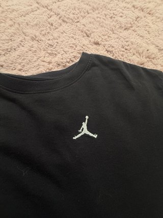 T-shirt Jordan bambina nera