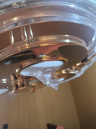 Lámpara Dorada Comedor